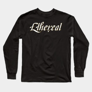 lettering Ethereal Long Sleeve T-Shirt